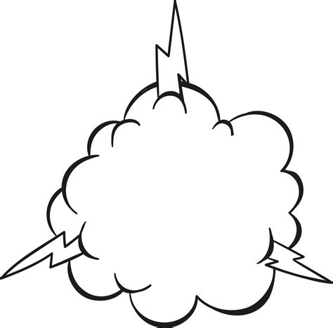 Dust Cloud Drawing Speech Balloon Clipart Full Size