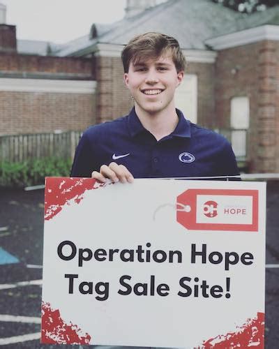 Thanks To Andrew For Making The Town Wide Tag Sale Possible