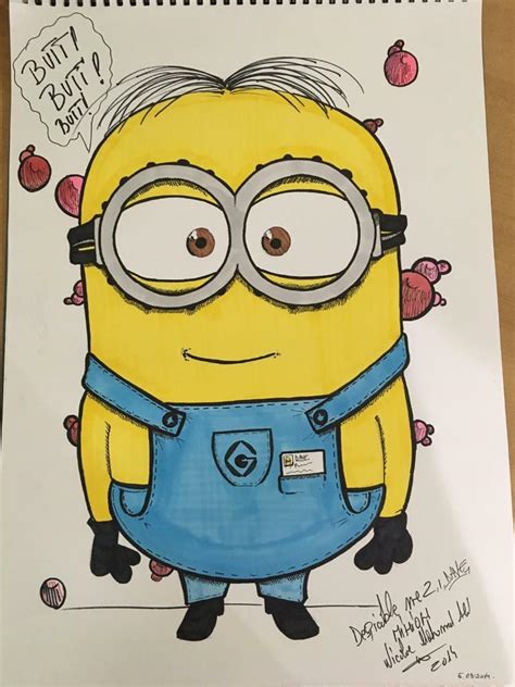 Minion Drawing At Explore Collection Of Minion Drawing