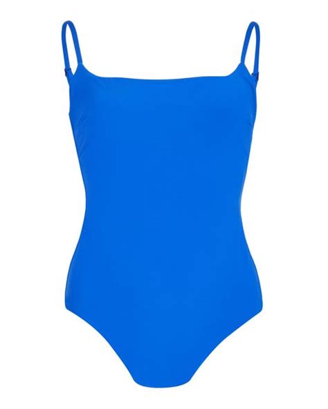 Bondi Born Winnie One Piece Swimsuit In Blue Lyst