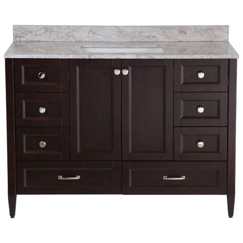 You want a bathroom vanity that is stylish, fits your space and designed to meet your needs. Home Decorators Collection Claxby 48 in. W x 22 in. D ...