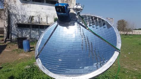 Concentrated Solar Power System With Engine Youtube
