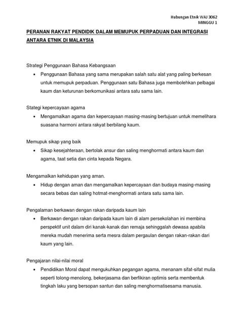 Ini dikarenakan oleh keturunan peranakan yang lama. Peranan Agama Dalam Memupuk Hubungan Etnik Yang Harmoni Di ...
