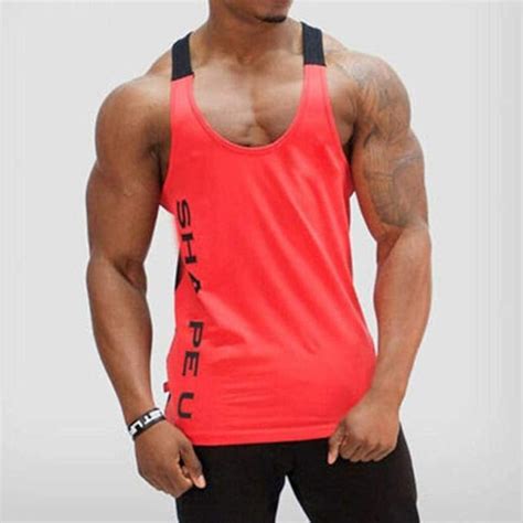 Camiseta De Tirantes Hombre Camiseta De Moda Gym Bodybuilding Muscle