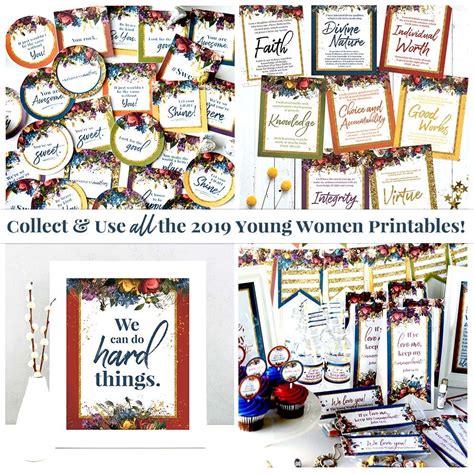 Young Women Value Posters For Latter Day Saint Young Women Option 2