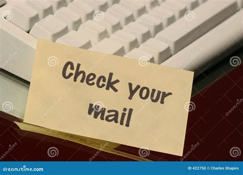Check Your Mail Message Stock Photo Image 422750