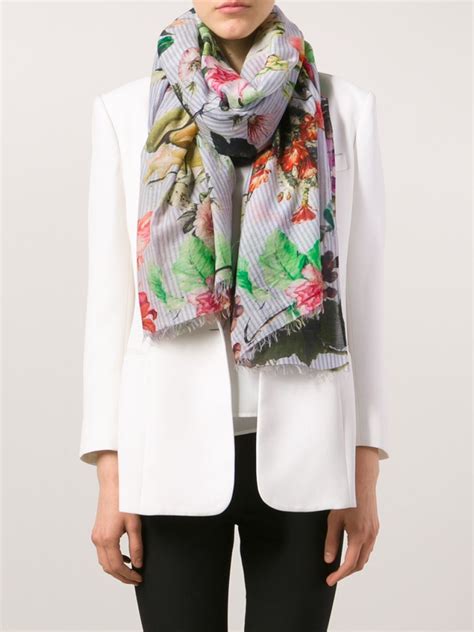 Lyst Faliero Sarti Trenino Scarf In Gray