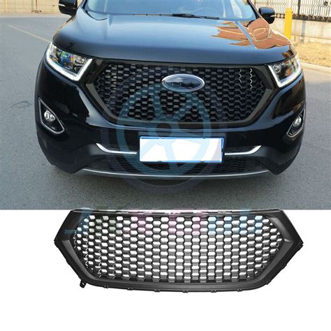 Abs Front Bumper Grille Honeycomb Grill Vent Grid For Ford Edge 2015 16