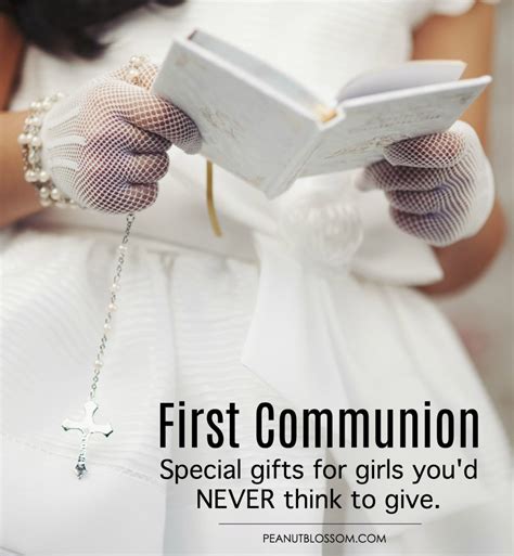 Browse first communion music boxes, children's catholic bibles, mass books, photo frames, first communion rosary beads, first communion gift sets 20 First Communion gifts you'd never think to give