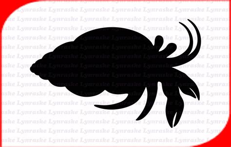 Hermit Crab Silhouette Clipart Clip Art Ai Eps Svgs Jpgs Pngs Pdf My