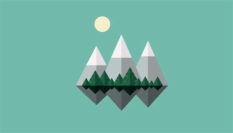1336x768 Resolution Minimal Mountains In Day Hd Laptop Wallpaper