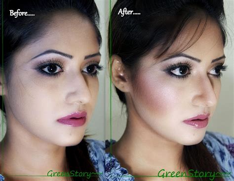 GreenStory: Tutorial: Basic face contouring and highlighting