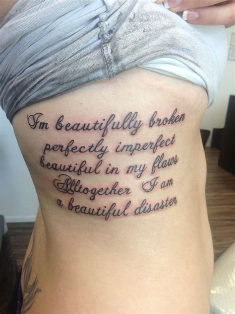 My Beautiful Disaster Tattoo Inspirational Tattoos Tattoo Quotes