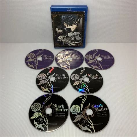 Black Butler Complete First Season 1 Blu Ray Dvd 7 Disc Set