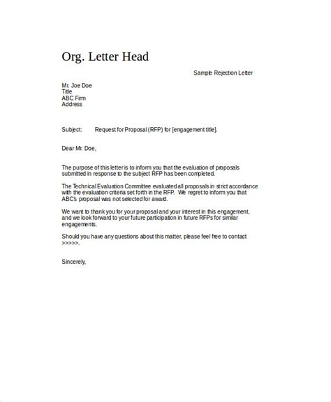 You are waiting on the necessary materials to complete your portion of a project. What Goes Into a Letter Rejecting a Bid Proposal? | Your ...