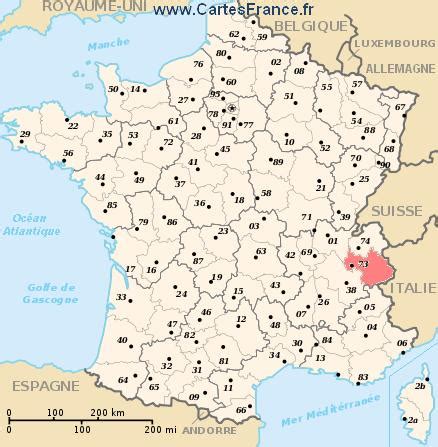 Carte Departement Savoie Didu Russo