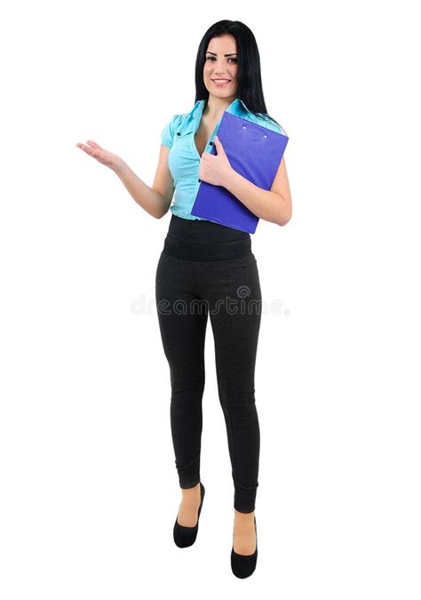 Isolated Business Girl Stock Photo Image Of Businesswoman 30374478