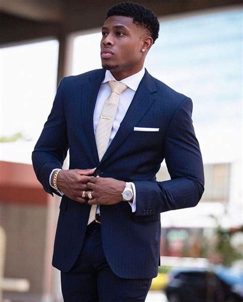 Black Men Suits Black Men In Suits On Stylevore
