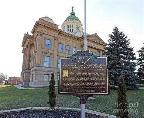 Wyandot County Courthouse In Upper Sandusky Ohio 3728 Photograph By