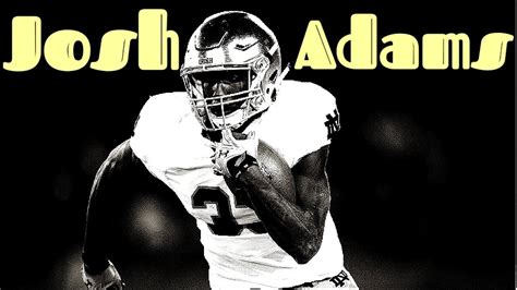 Josh Adams || "Senior Sensation" || 2017 Notre Dame Highlights - YouTube