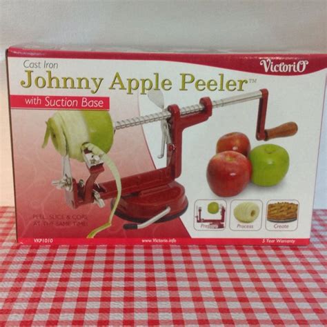 Johnny Apple Peeler Cast Iron Suction Base Counter