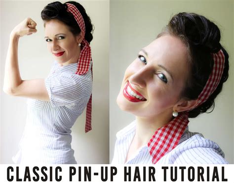 Classic Pin Up Girl Hair Tutorial Viva Veltoro