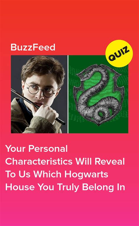 We Know Your Hogwarts House Based On Your Personal Characteristics