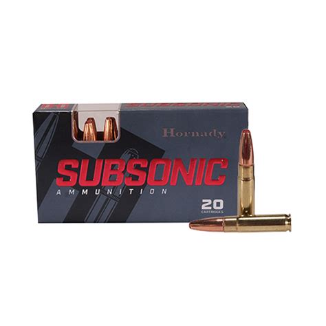 Hornady Subsonic 300 Blackout 190gr Sub X 20rnd Rifle Ammunition