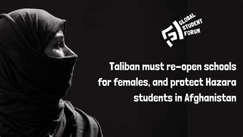 Taliban Must Re Open Schools For Females And Protect Hazara Students In