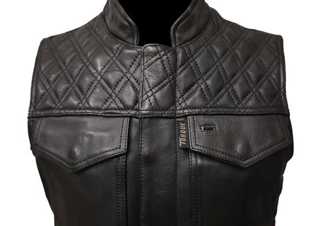 Standard Cr Leather Vest Torque Motorcycle Co Torque Motorcycle Co