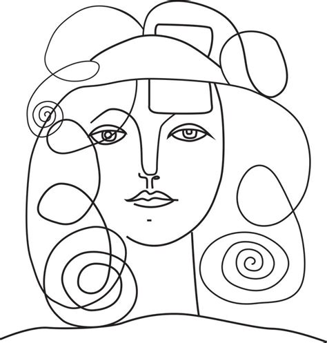 Womans Head Picasso Woman Art Print By Graphicworldts X Small Pablo Picasso Art Picasso