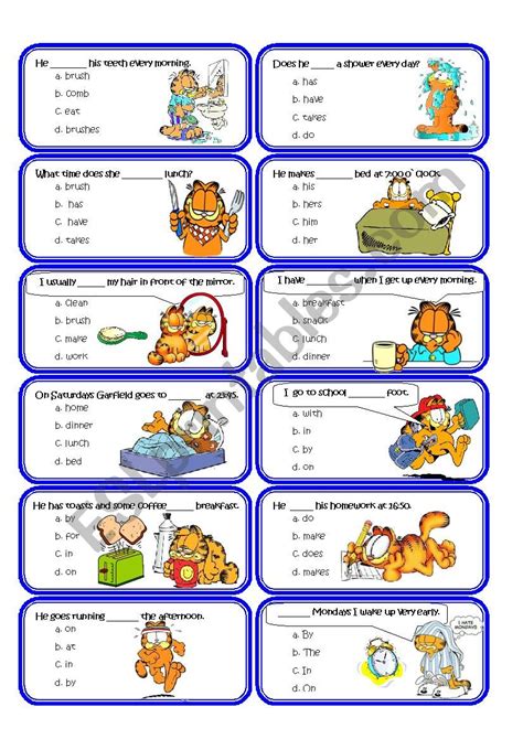 Present Simple And Daily Routines Esl Worksheet By Ja Vrogue Co