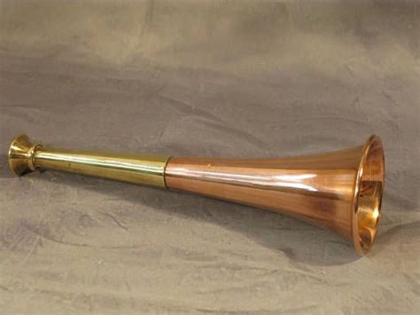 Vintage English Edwardian Antique Brass Fox Hunting Horn Etsy Uk