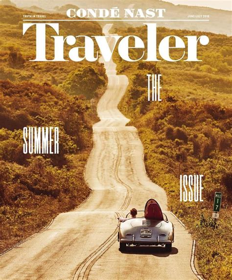 Conde Nast Traveler Junejuly 2016 Digital Travel Magazine Cover Travel Magazine Design