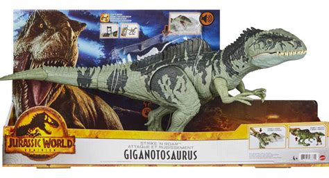 Jurassic World Dominion Sound Surge Tyrannosaurus Rex Vs Giganotosaurus Dinosaur Figures Pack