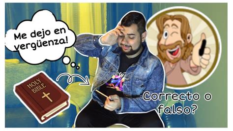 Maybe you would like to learn more about one of these? Retó Bíblico: Cierto o Falso 🤔 || Juegos Cristianos - YouTube