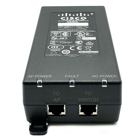 Original Cisco Meraki MA-INJ-4-US Power Injector 802.3at PoE 56V W/P