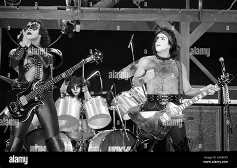 Gene Simmons And Paul Stanley Of Kiss Perform In Concert During The