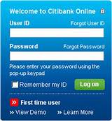Photos of Citibank Credit Card New User Login