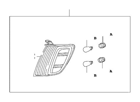 You should keep detailed records of vehicle maintenance, since under some circumstances they may be required for warranty coverage. Toyota Sequoia Turn Signal Light Housing (Left, Front). Lamps, Electrical - 815210C020 - Genuine ...