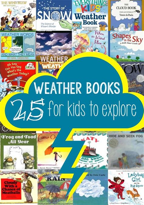 25 Weather Books To Teach Kids All About The Weather And Seasons