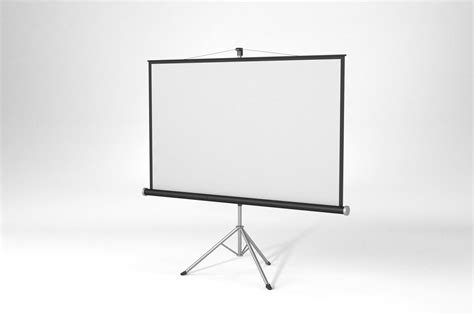 3d Asset Projector Screen Cgtrader