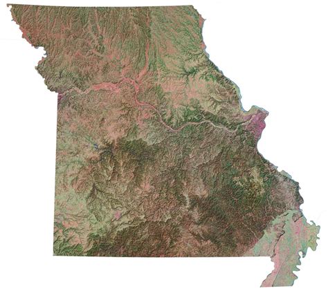 Map Of Missouri Cities And Roads Gis Geography
