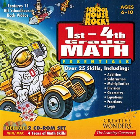 Schoolhouse Rock 1st 4th Grade Math Essentials Dlx Amazonca Software