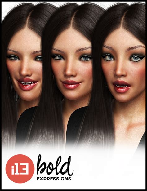 I13 Bold Expressions For The Genesis 3 Females Daz 3d
