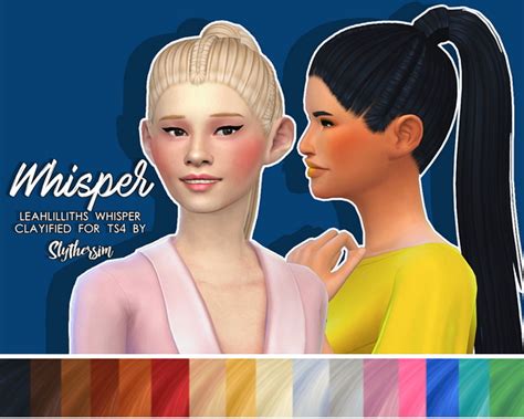 Slythersims Hairstyles Sims 4 Hairs
