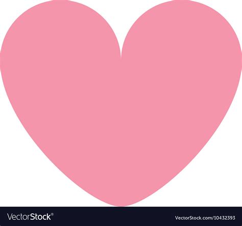 Pink Cartoon Heart Icon Royalty Free Vector Image