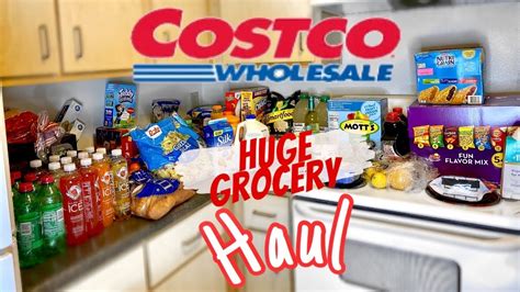 Huge Costco Haul Monthly Costco Grocery Haul 300 For 3 Weeks