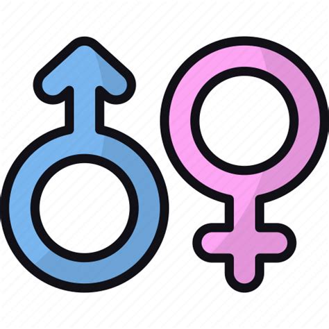 Genders Sex Symbols Female Male Heterosexual Couple Icon Download On Iconfinder
