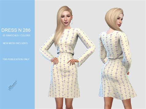 Pizazzs Dress N 286 In 2023 Sims 4 Dresses Dresses Modest Evening